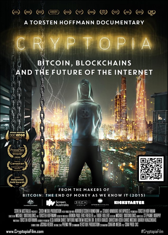 Cryptopia Bitcoin Blockchains and the Future of the Internet IMDB poster