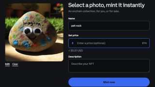 Coinbase 簡化鑄造流程：連幫石頭拍照也能瞬間變成 NFT！